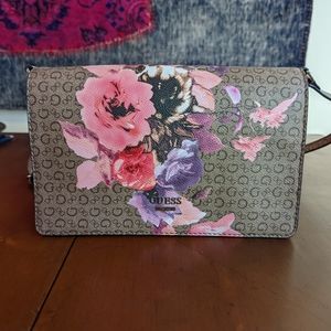 Guess Floral Crossbody Purse